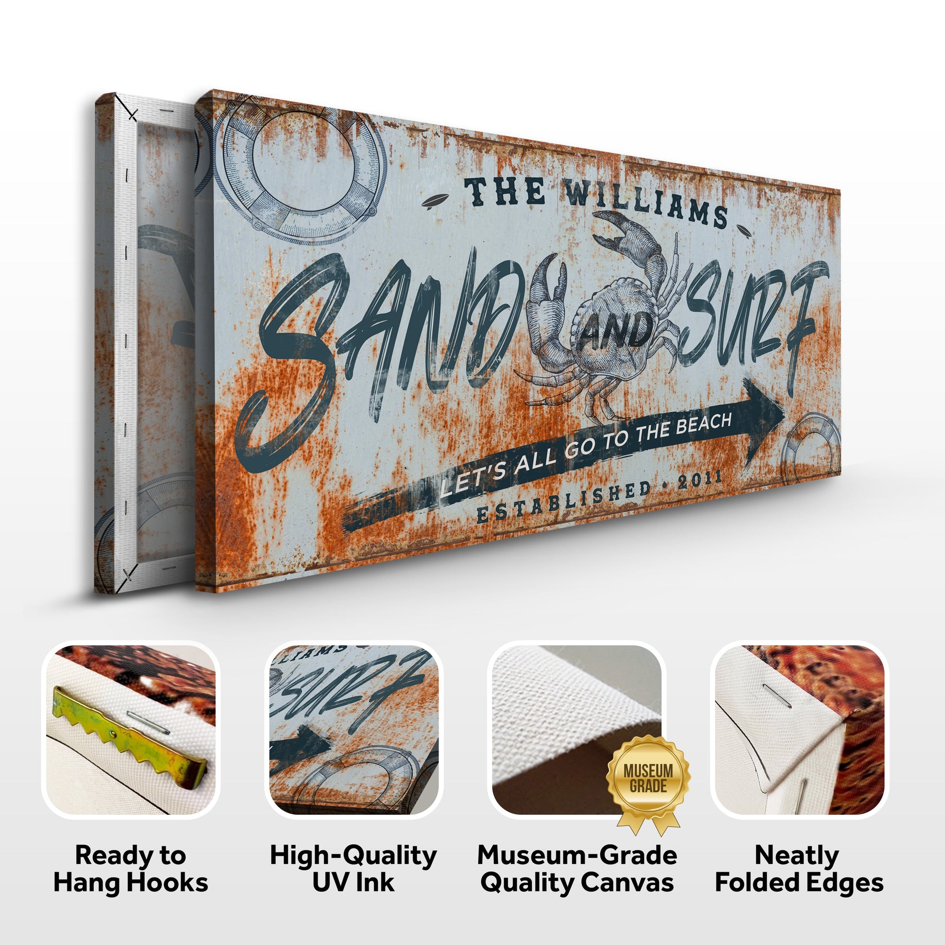 Sand And Surf Sign V