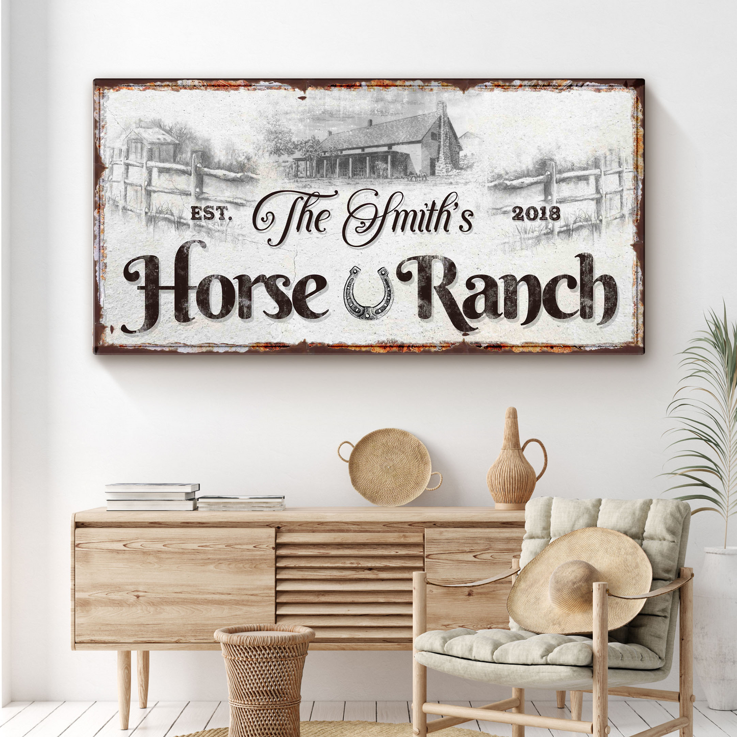 Horse Ranch Sign