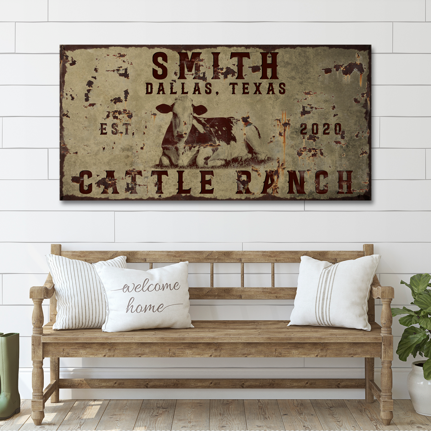 Cattle Ranch Vintage Sign
