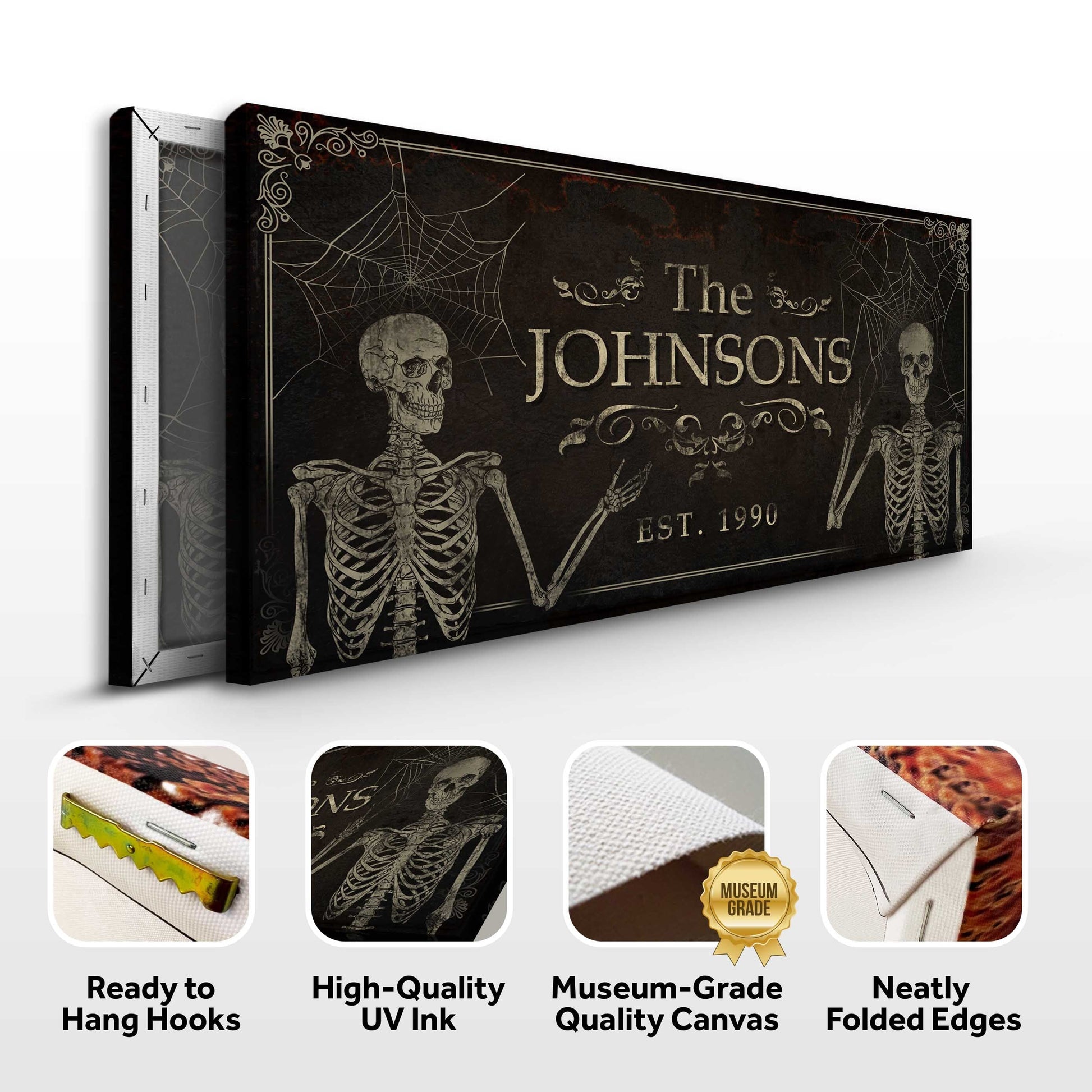 Gothic Family Sign - Personalized Gothic Decor - The Perfect Gothic Interior Design Gift