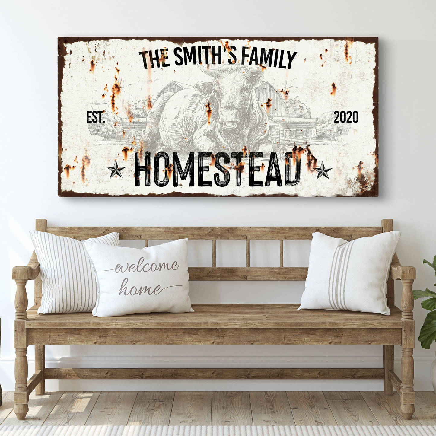 Rustic Homestead Sign