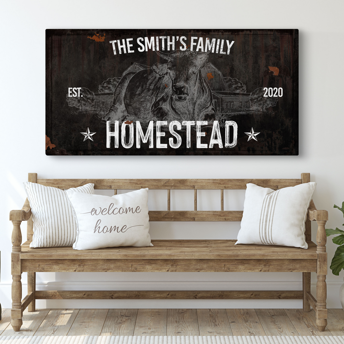 Rustic Homestead Sign