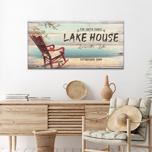 Vintage Lake House Sign