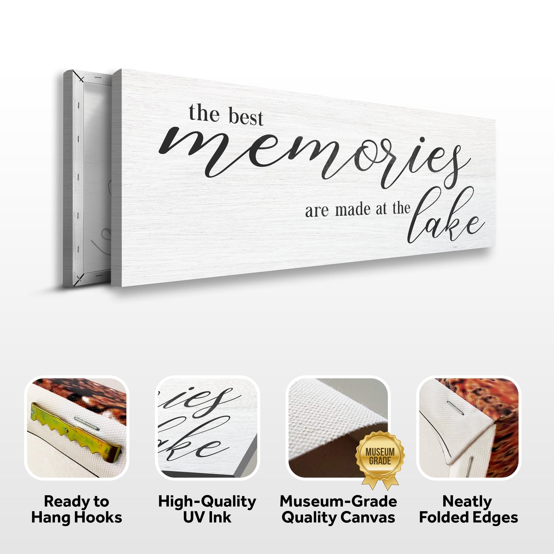 Best Memories At The Lake Sign