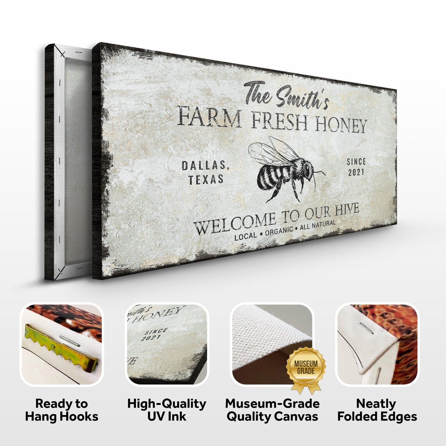 Family Farm Fresh Honey Sign