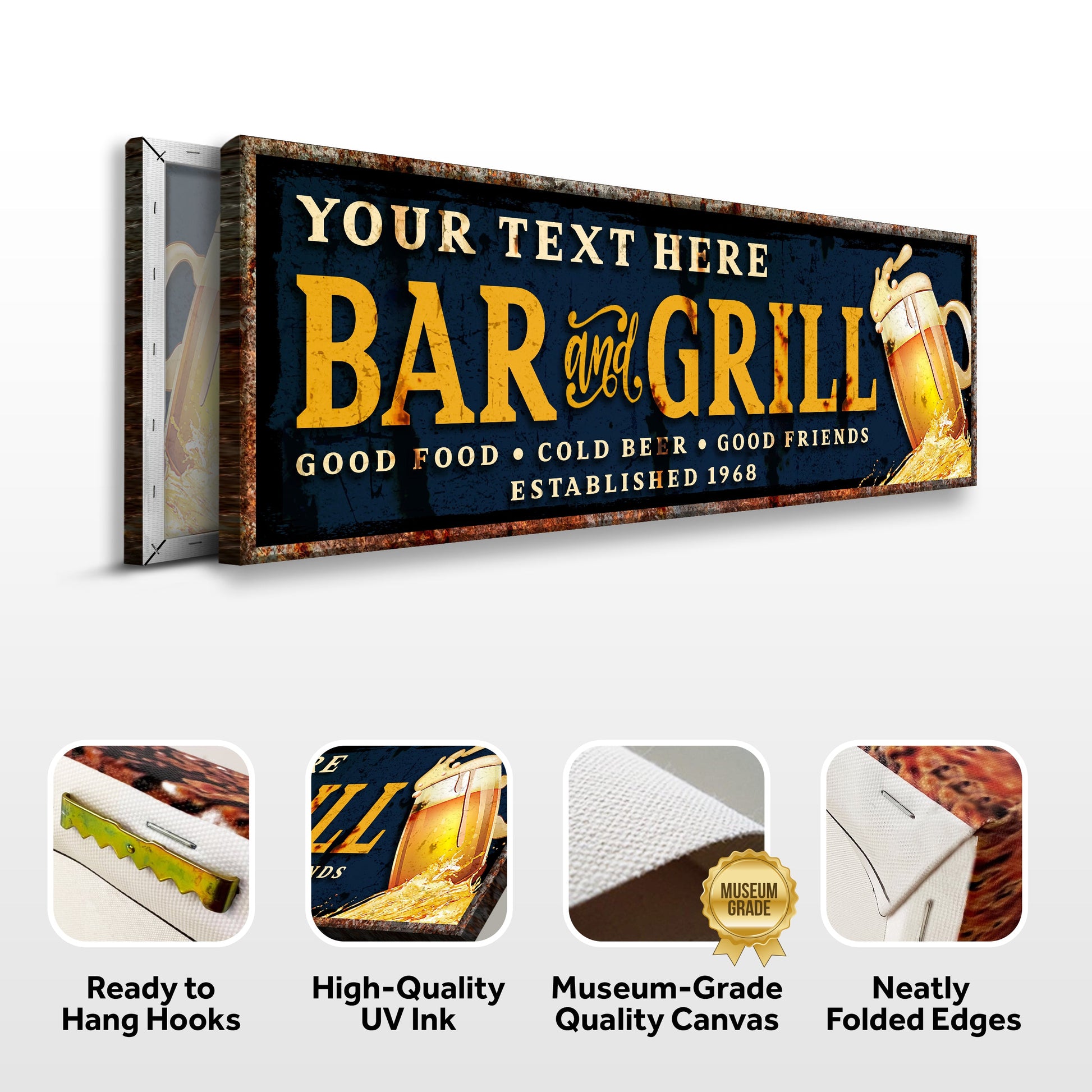 Bar And Grill Sign VI