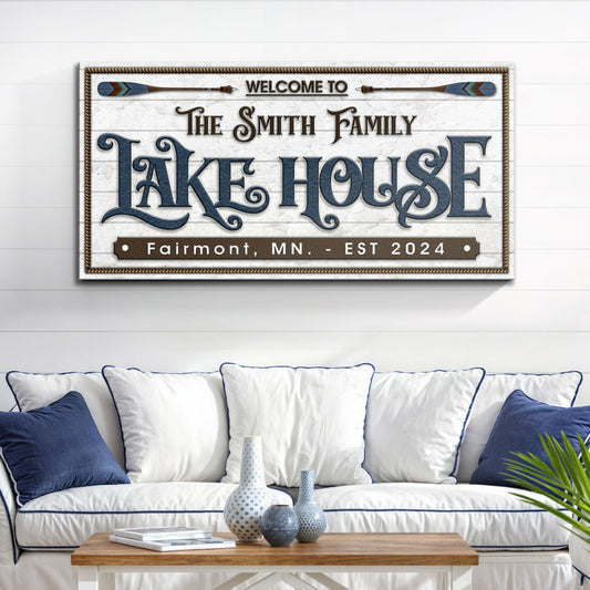 Lake House Sign XII