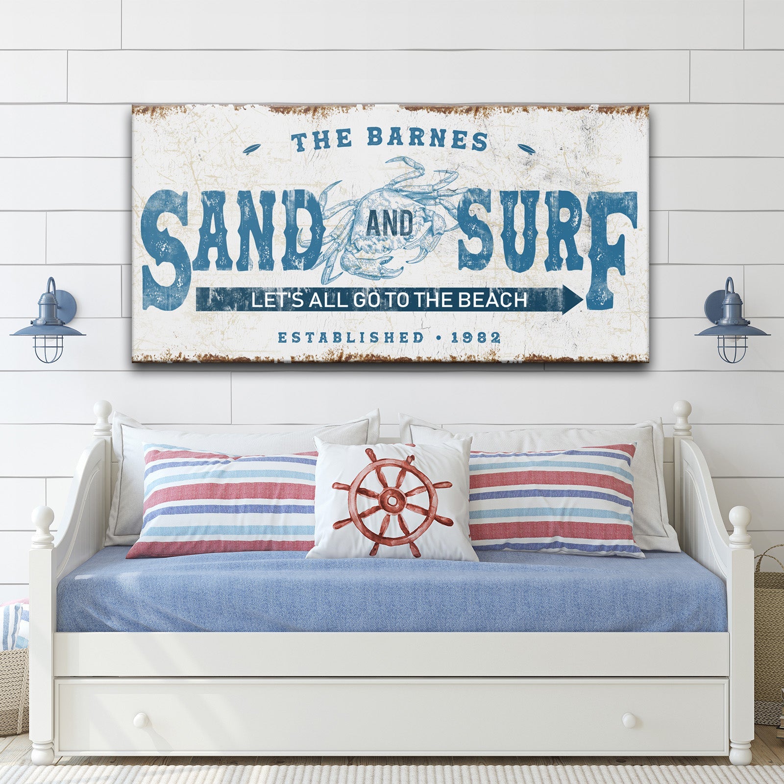 Sand And Surf Sign
