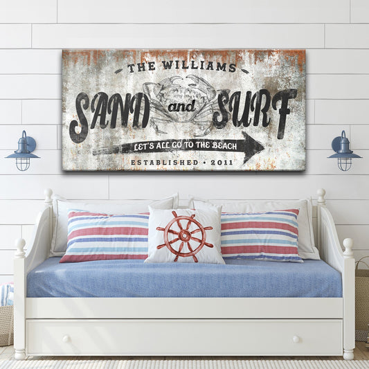 Sand And Surf Sign IV