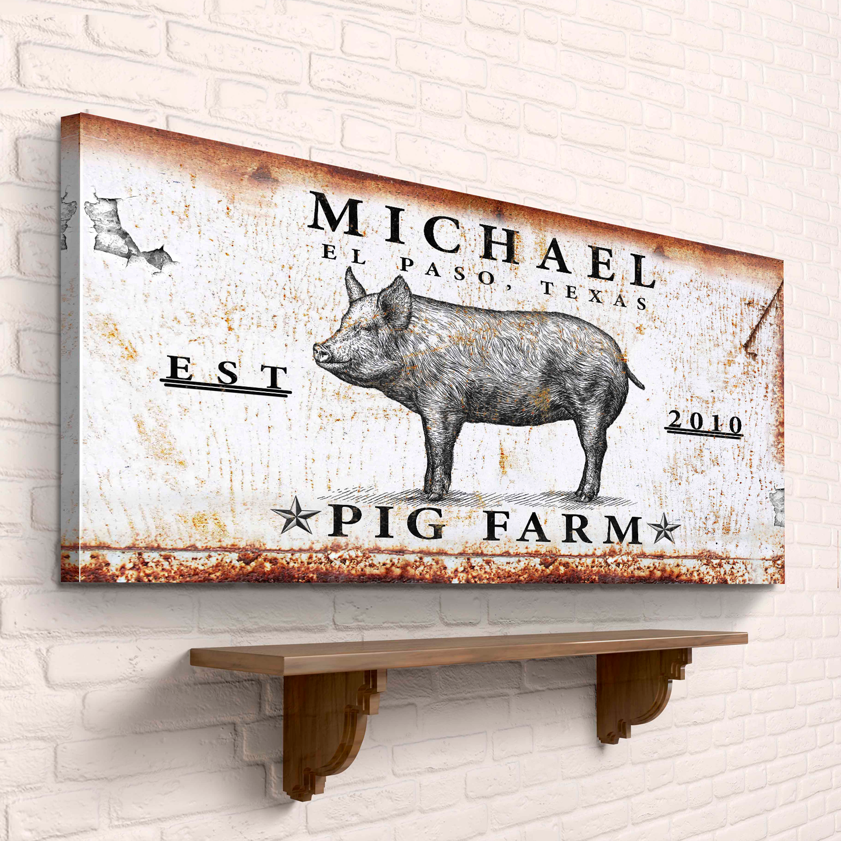Pig Farm Sign