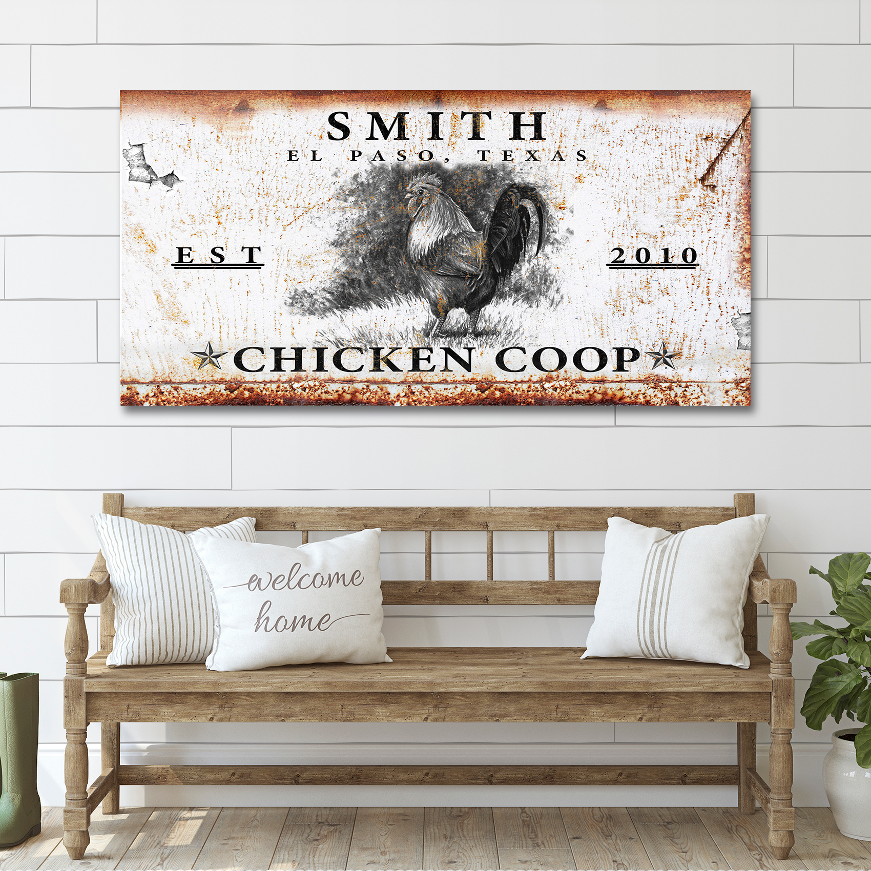 Chicken Coop Sign VI
