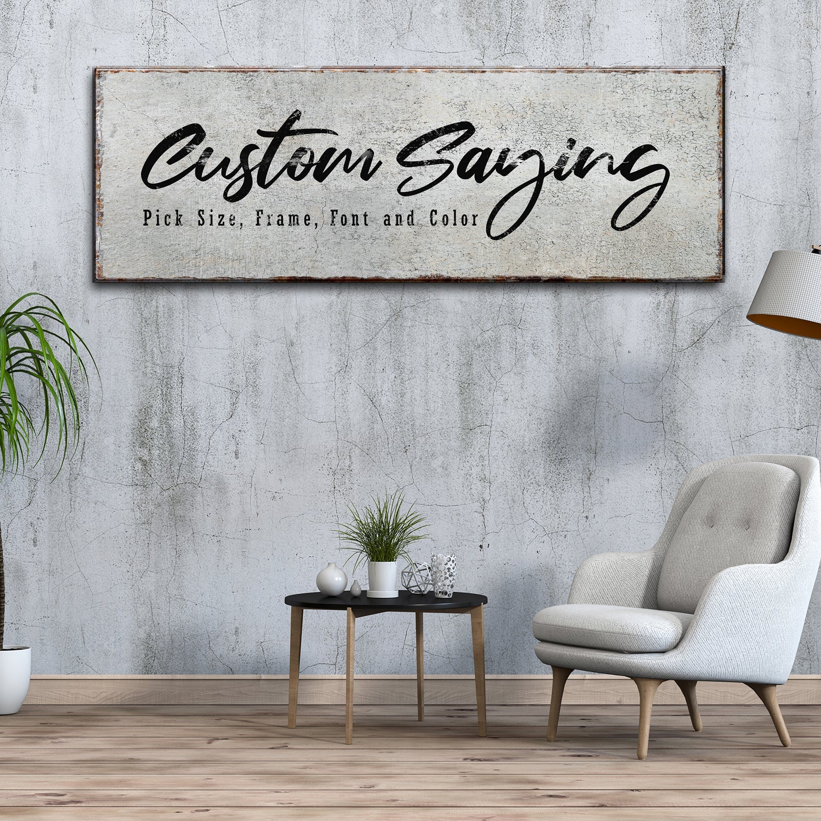 Custom Saying Sign – Metal Sign Barn