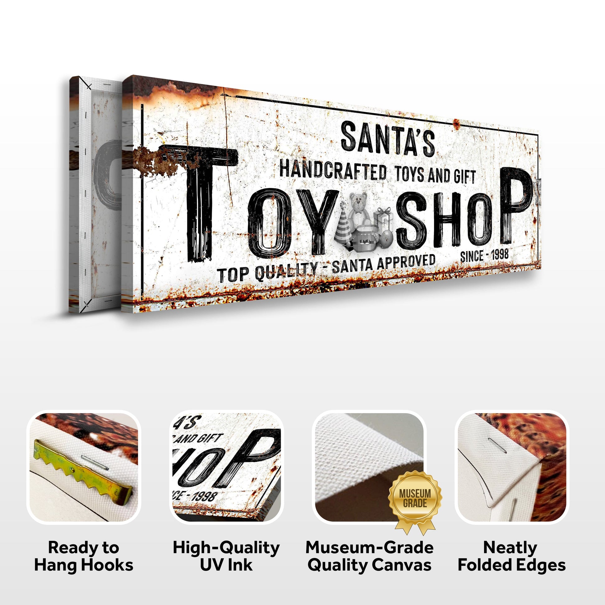 Santa's Toy Shop Sign