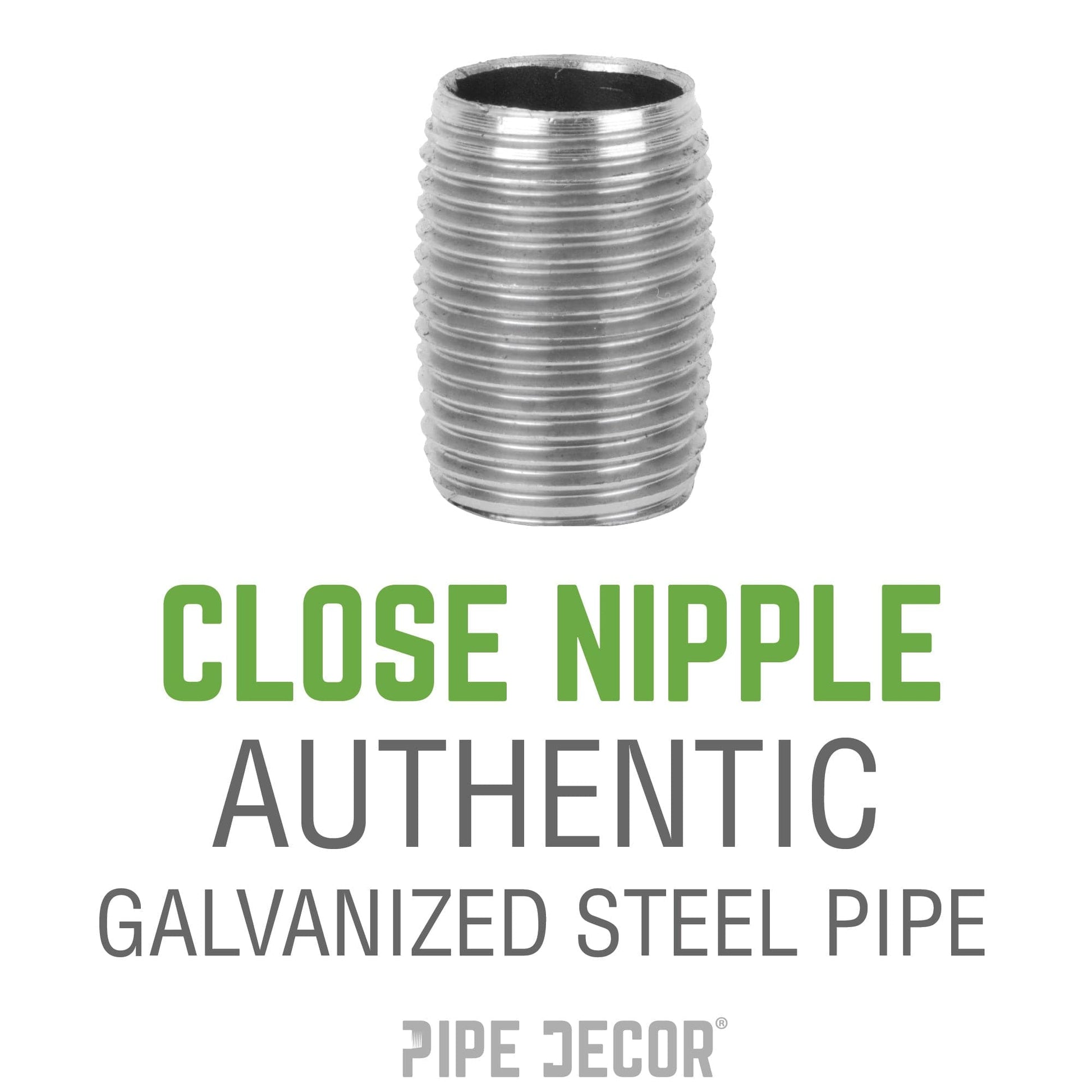 1/4 in. x Close Galvanized Steel Nipple