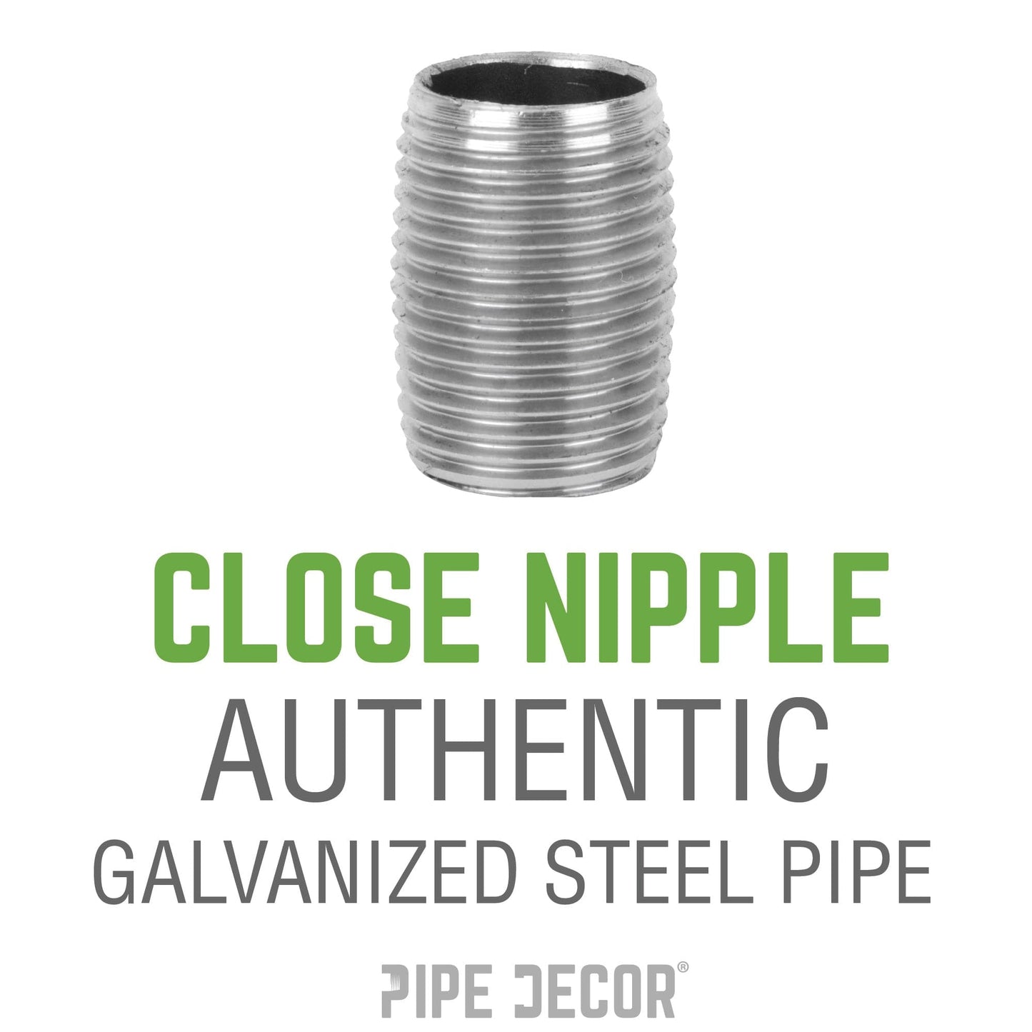 3/4 in. x Close Galvanized Steel Nipple