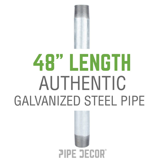 1 1/2 in. x 48 in. Galvanized Pipe
