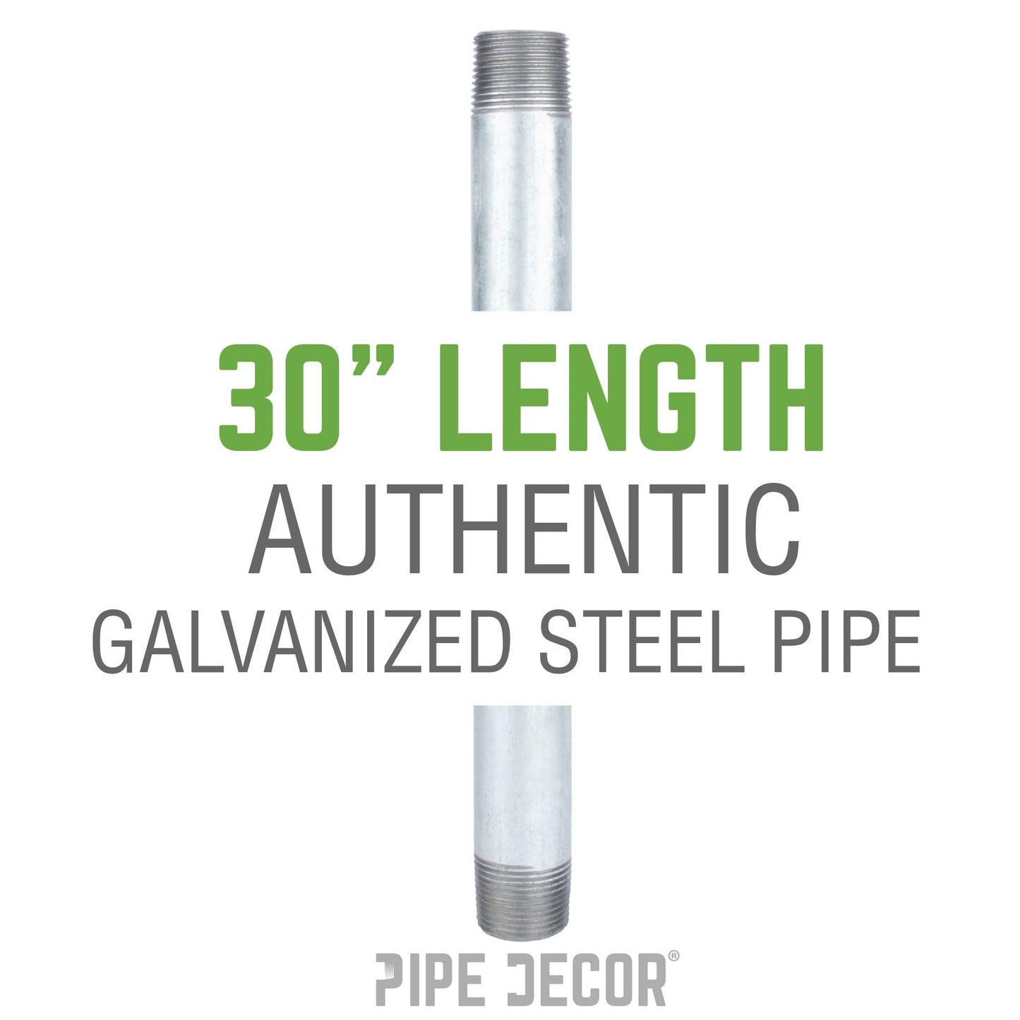 1 1/4 in. x 30 in. Galvanized Pipe