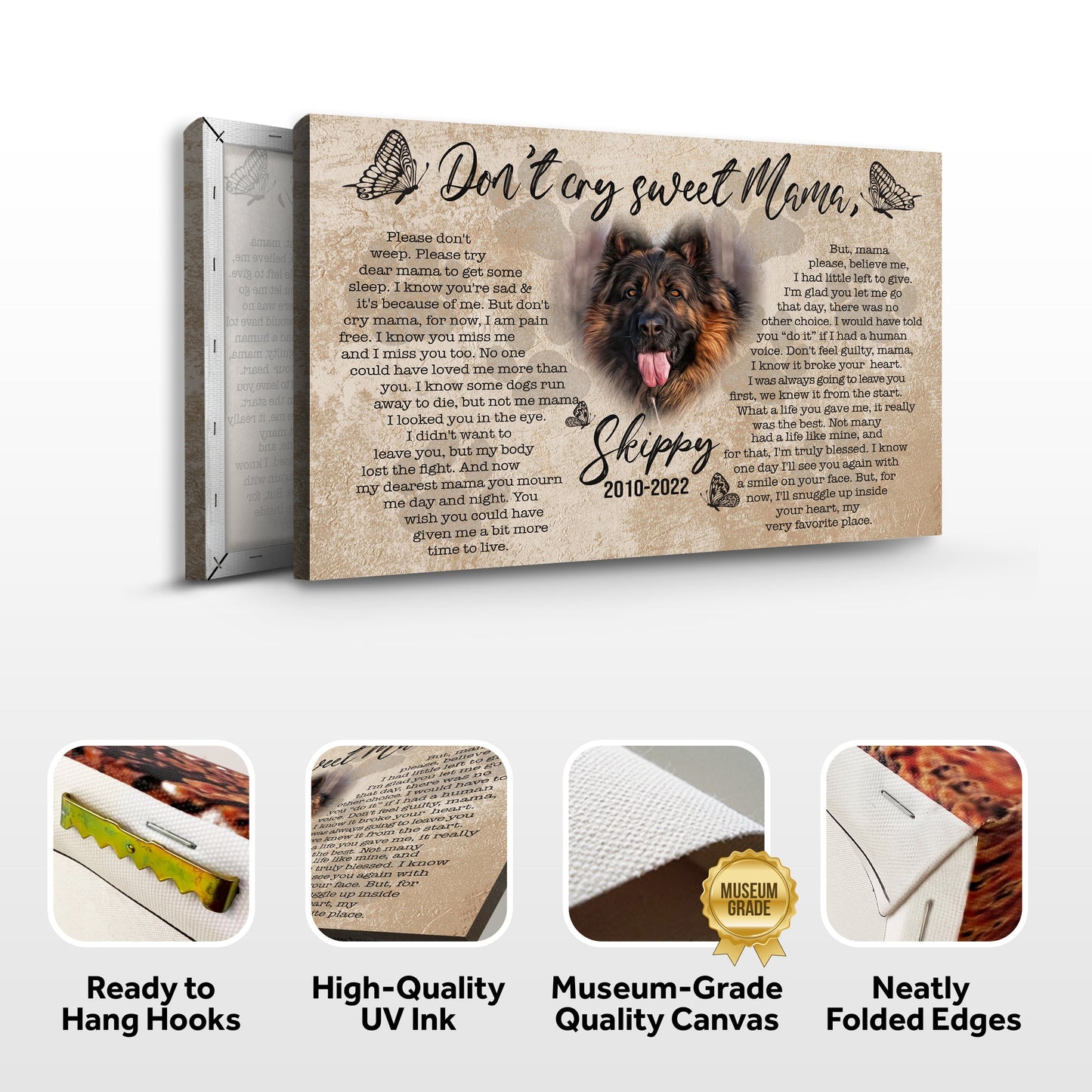 Pet Don't Cry Sweet Mama Sign