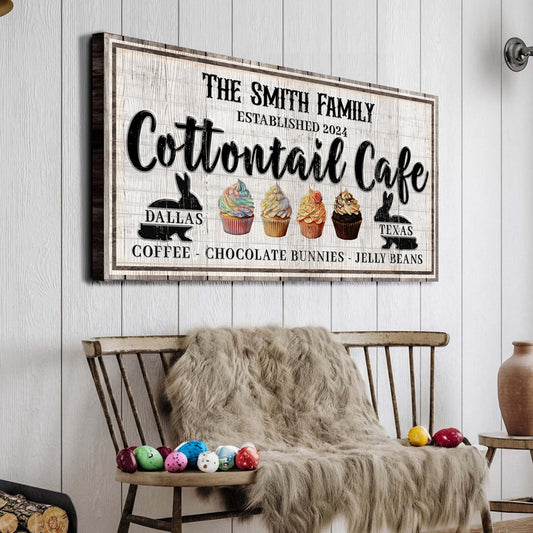 Personalized Easter Bunny Sign II