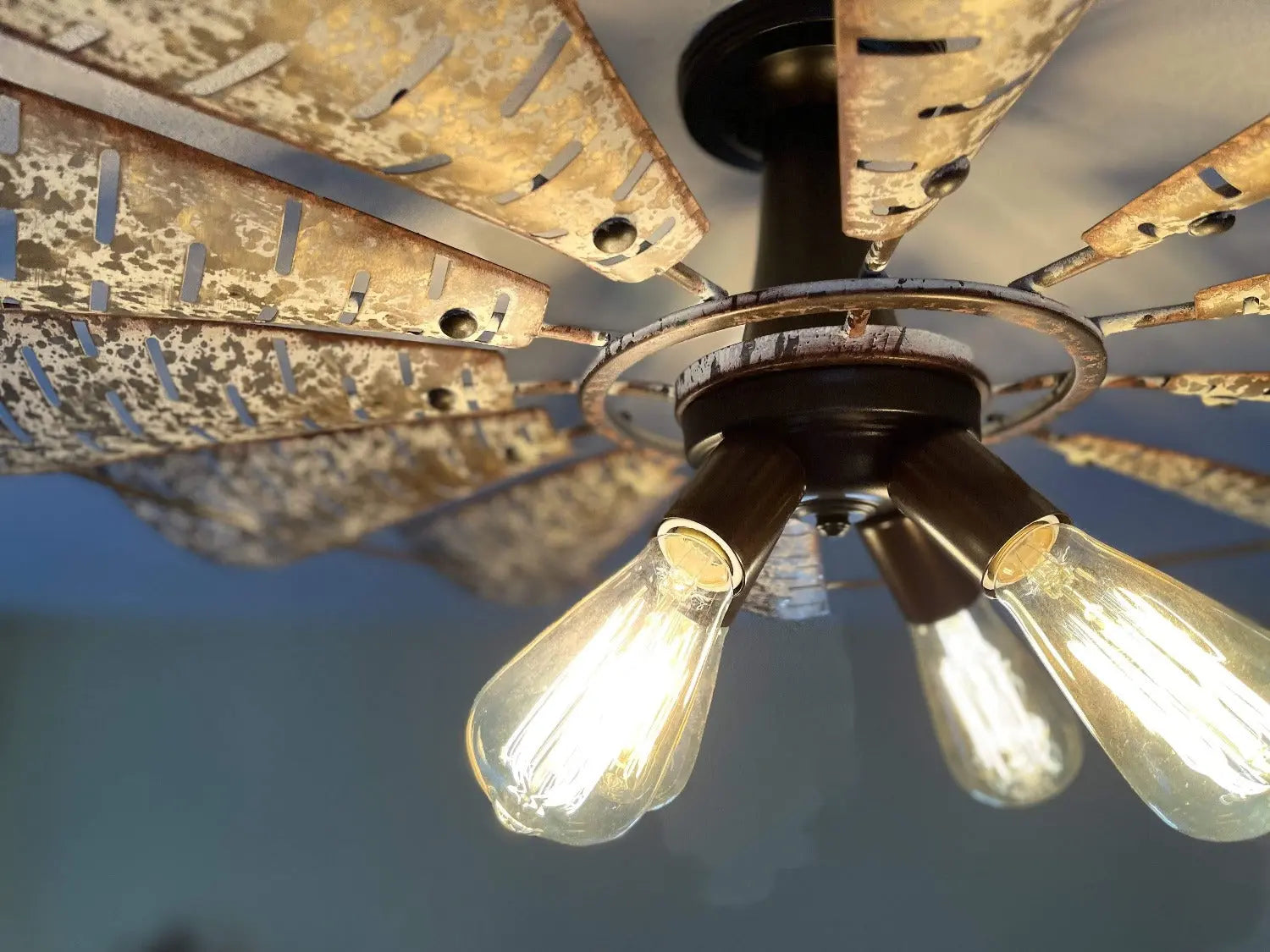 Windmill Light Fixture Farmhouse Ceiling Flush Mount