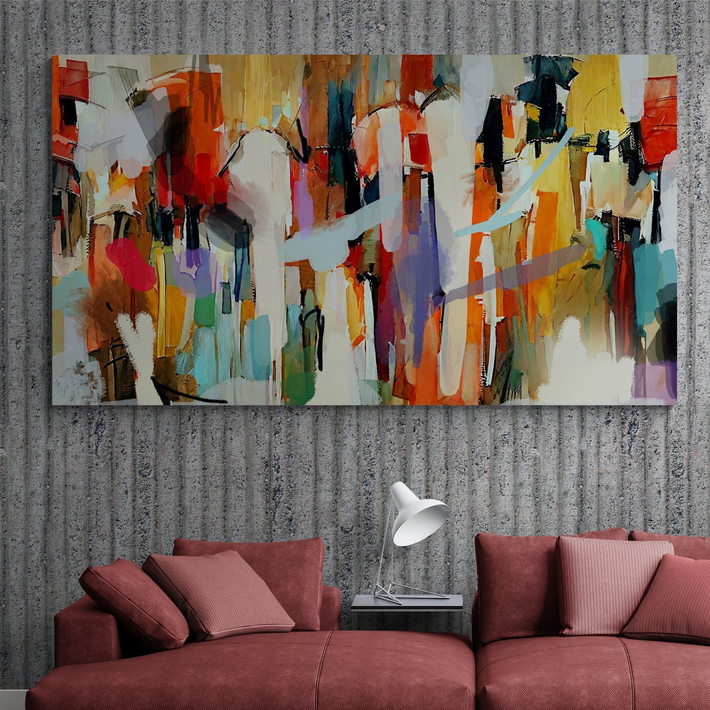 Canvas Print: "Resonant Hues"