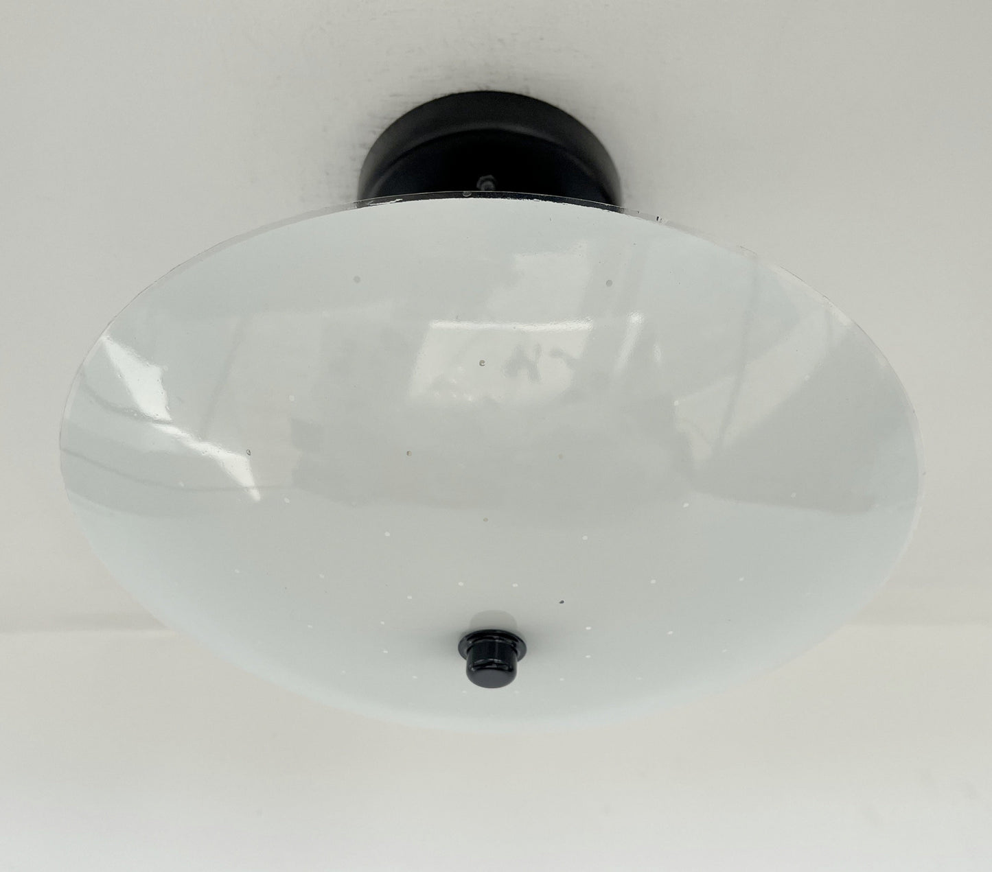 Retro Mid Century Glass Ceiling Light