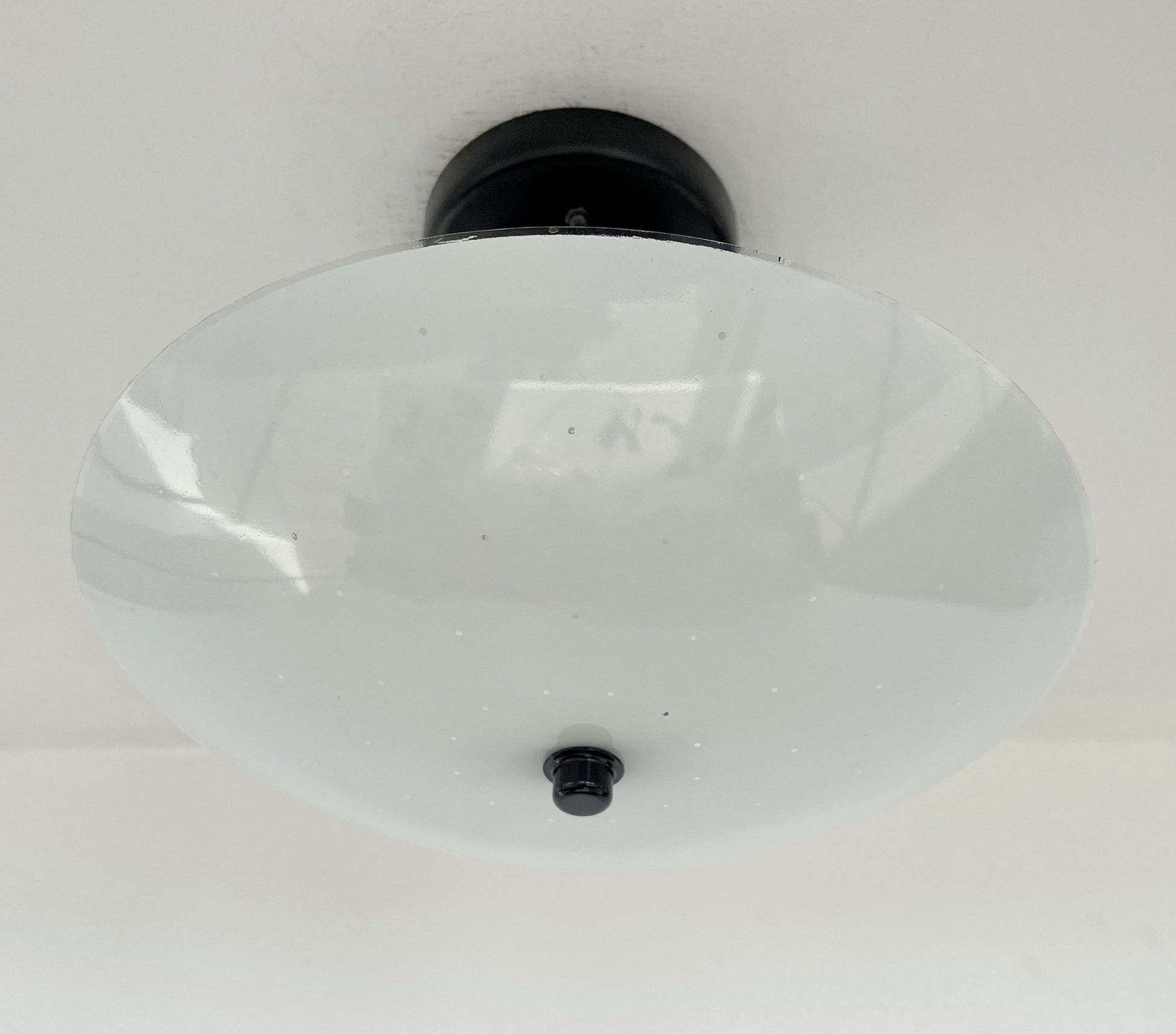 Retro Mid Century Glass Ceiling Light