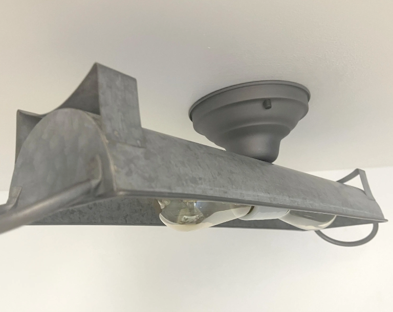 GALVANIZED DOME Ceiling Light Fixture (3 sizes)