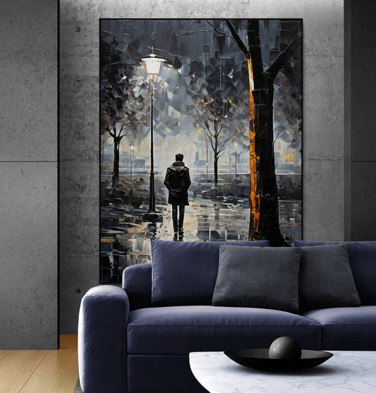 Canvas Print: "Solitary Reflection"