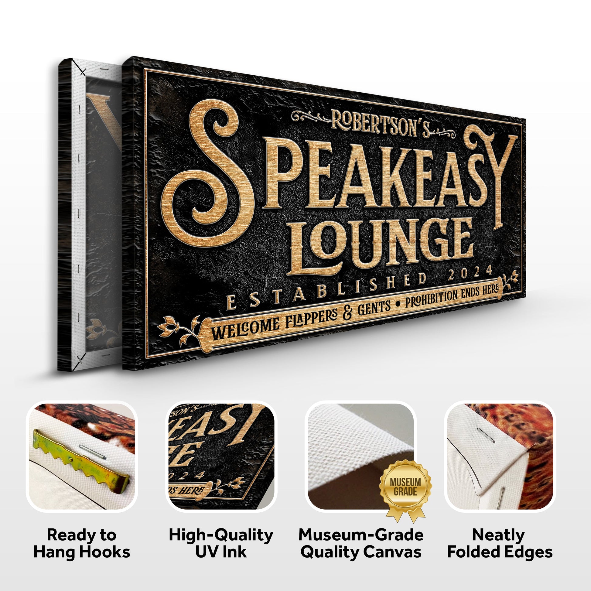 Speakeasy Personalized Bar Sign II