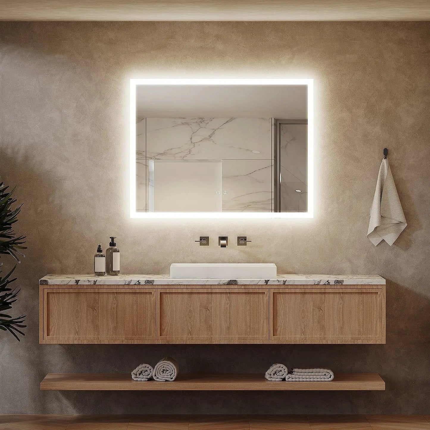 Standard Edge Glow LED Bathroom Mirror