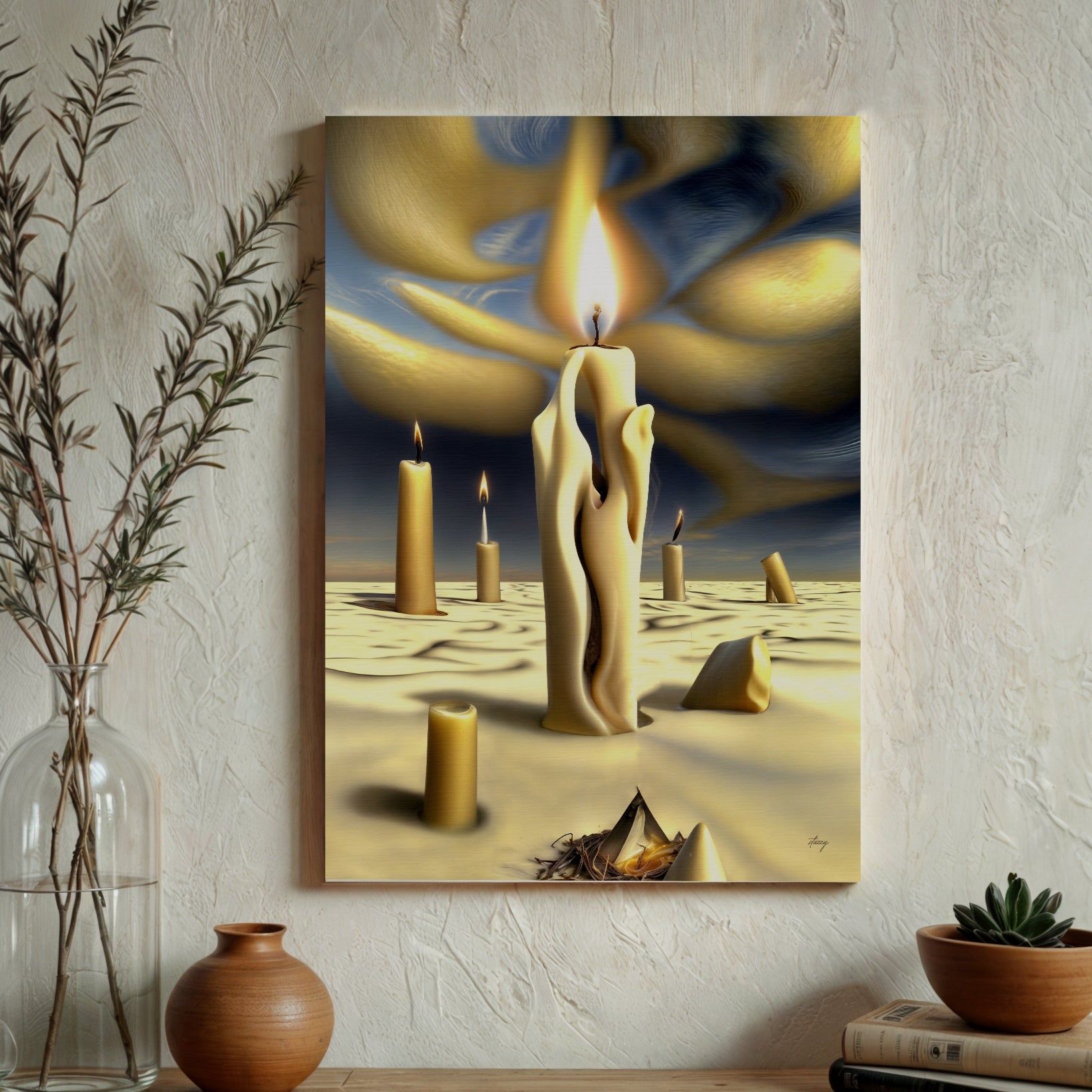 Canvas Print: "Surreal Flames"