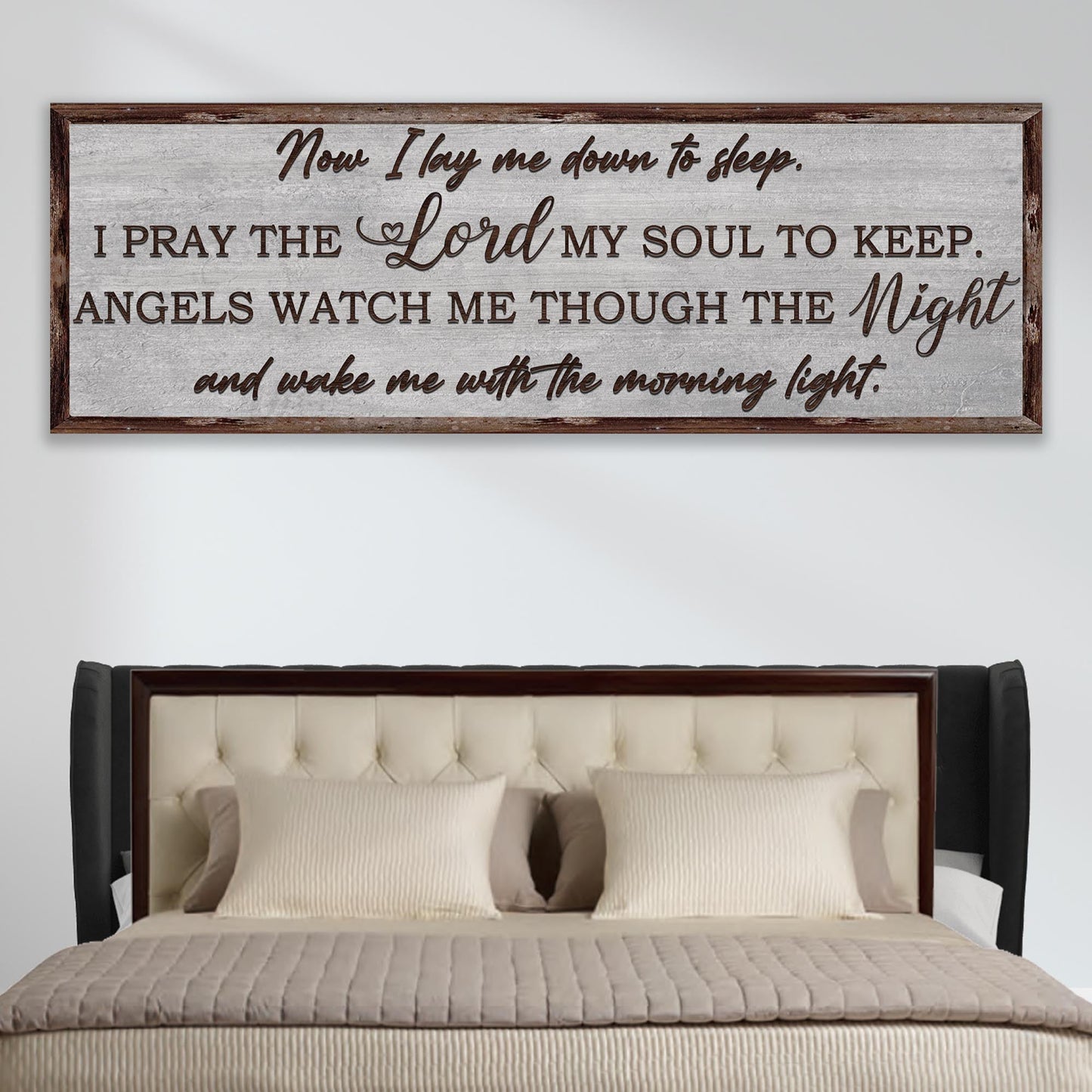 Now I Lay Me Down To Sleep Sign