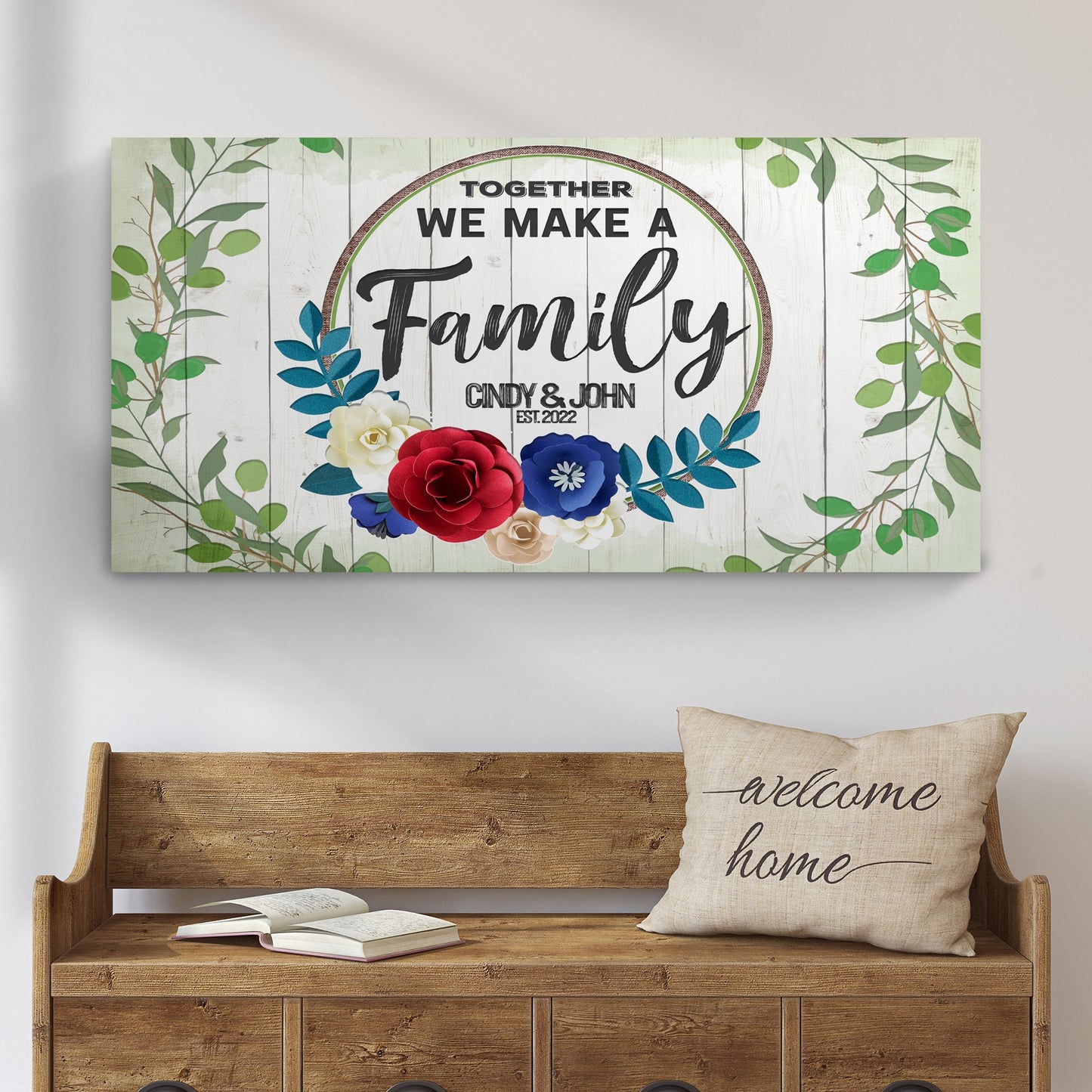 Together We Make A Family Sign
