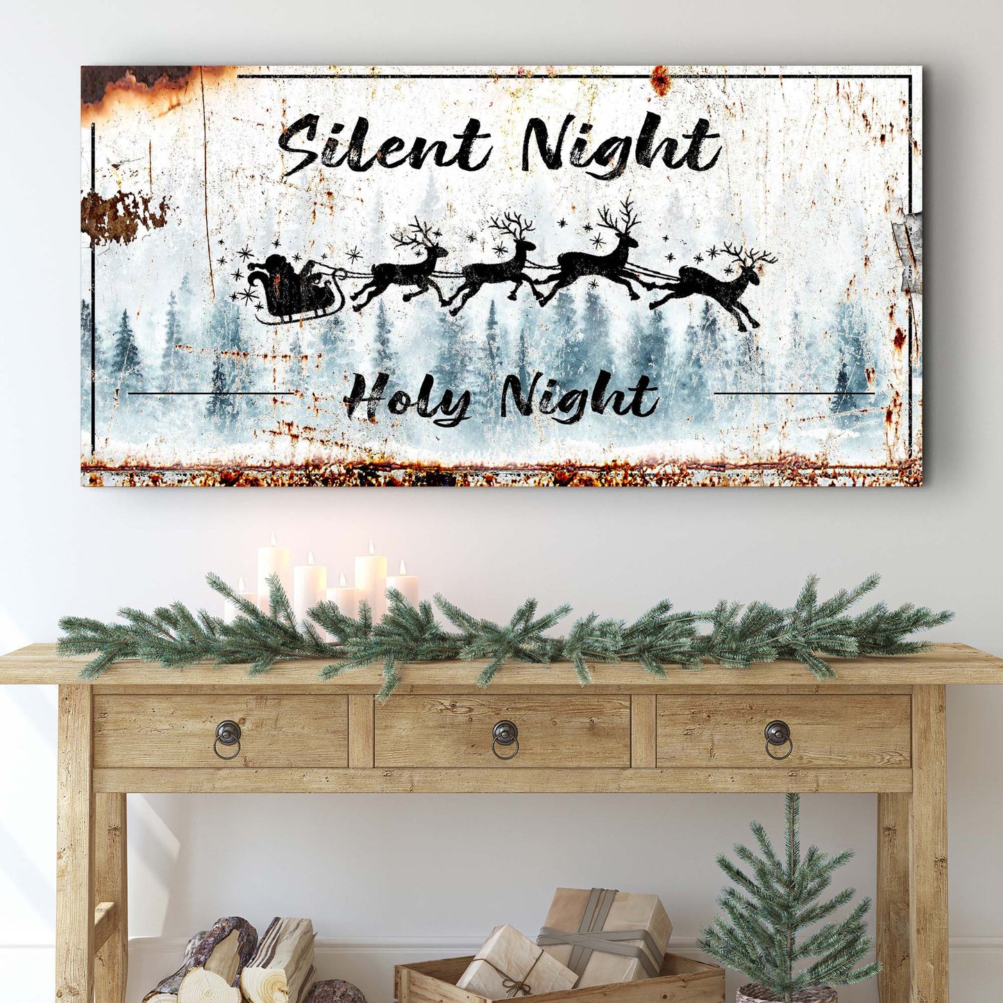 Silent Night Holy Night Sign