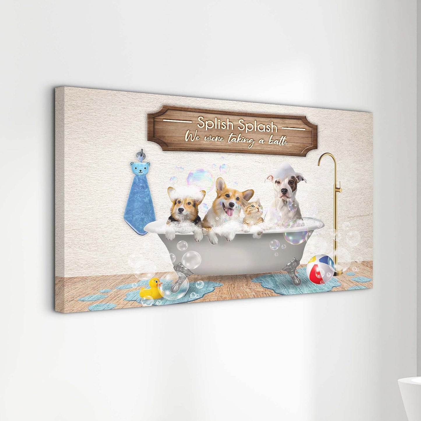 Splish Splash We Were Taking A Bath Sign