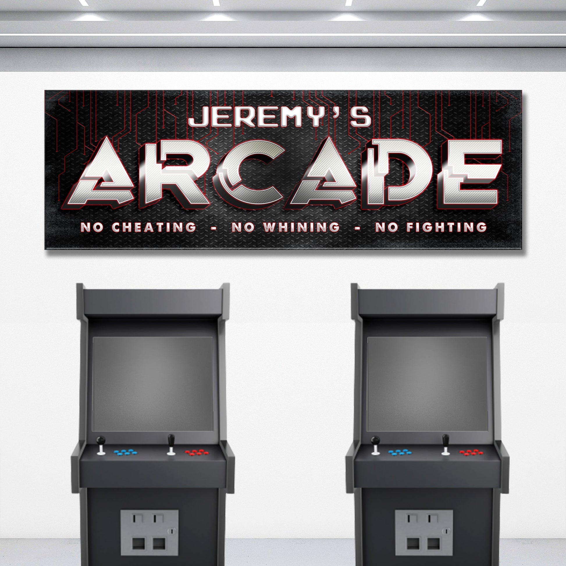 Arcade Family Sign