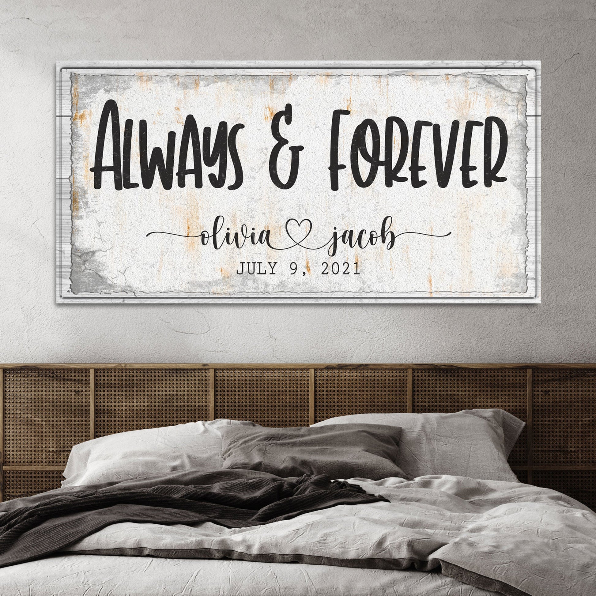 Always And Forever Couple Sign