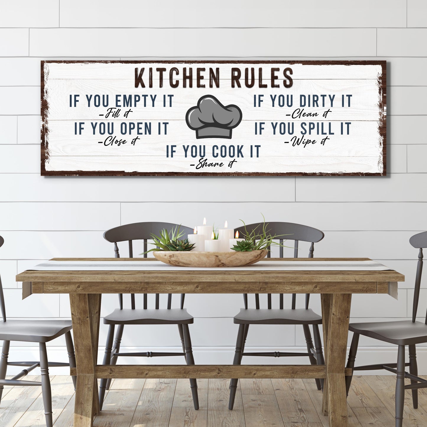 If You Cook It, Share It Kitchen Rules Sign