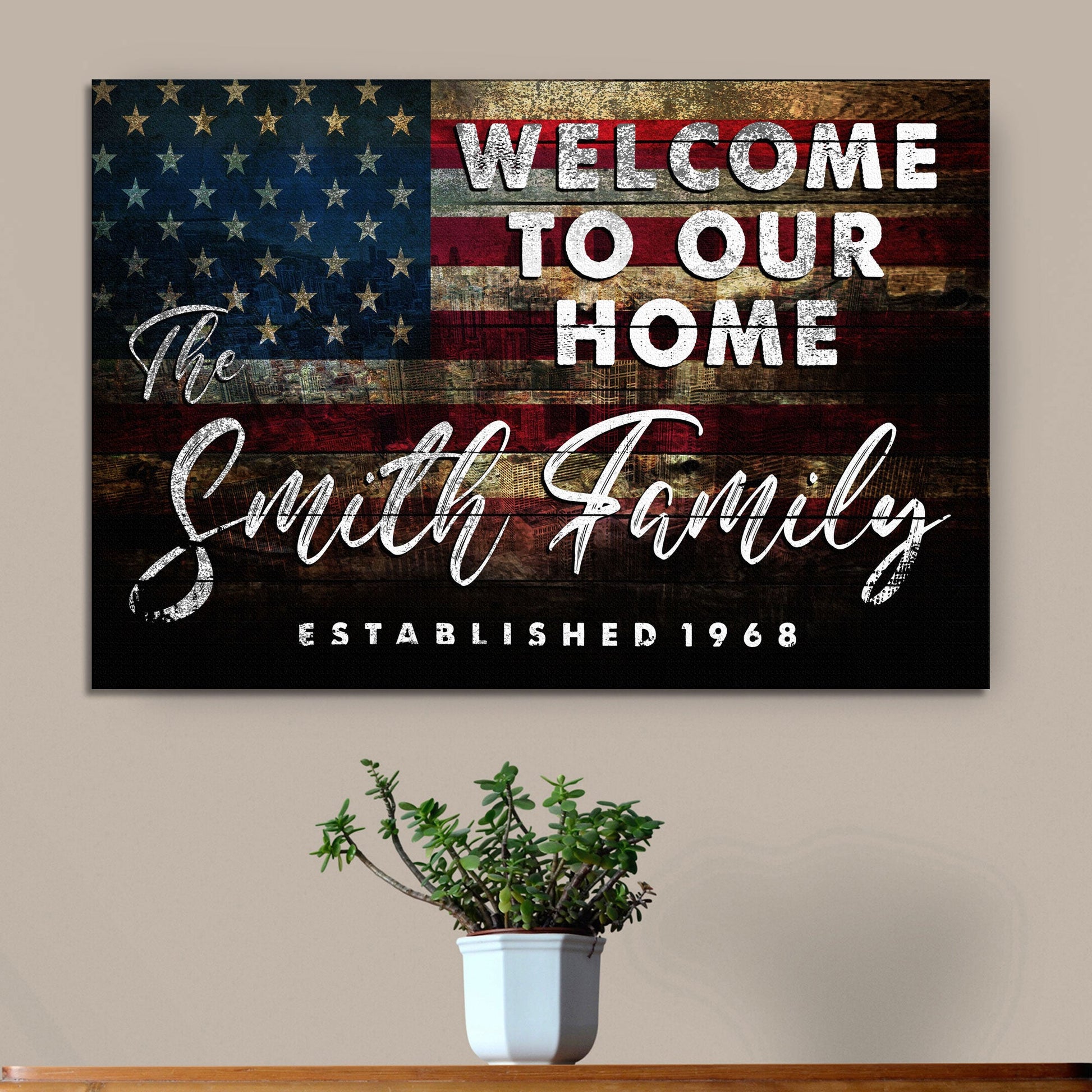 Welcome To Our Home Sign III
