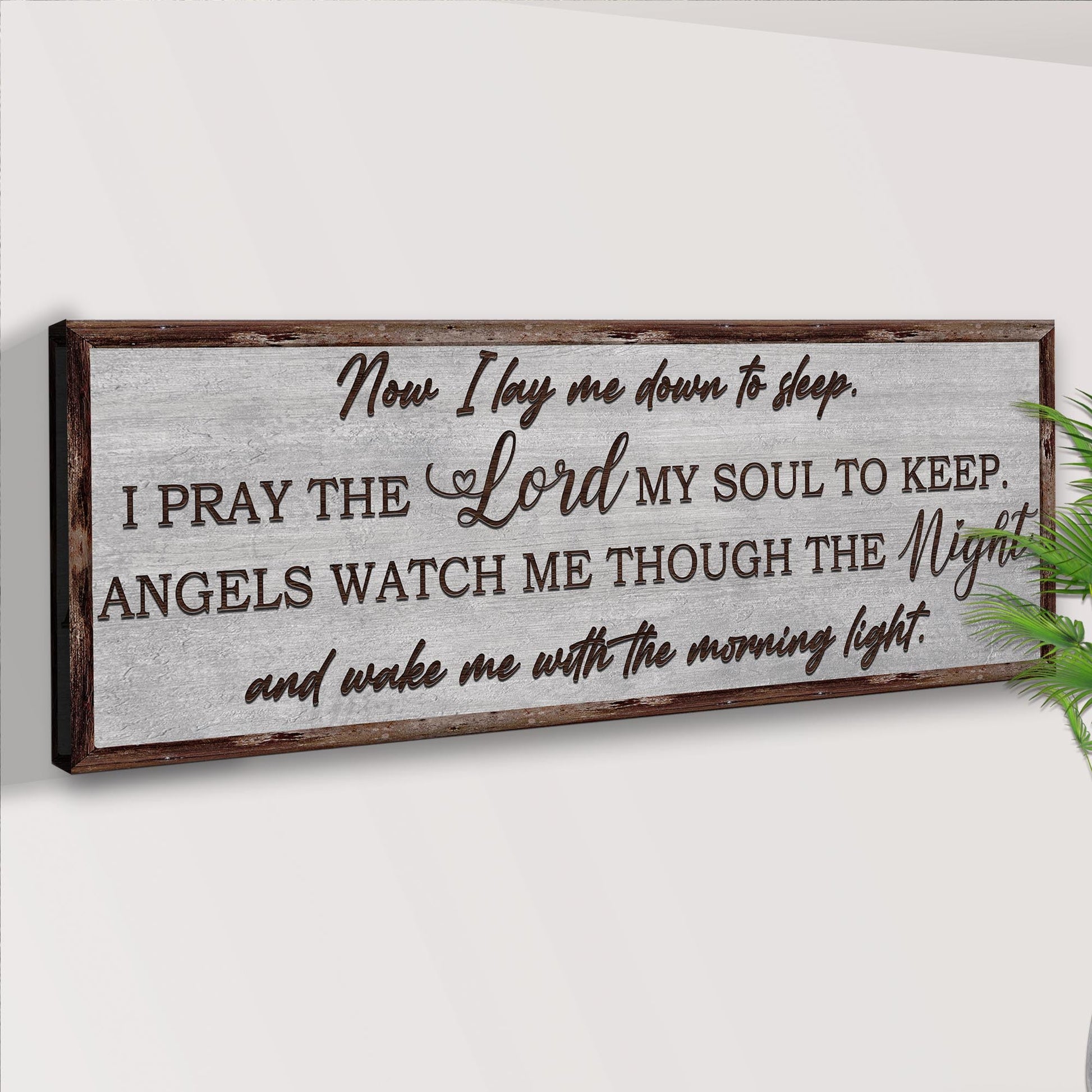 Now I Lay Me Down To Sleep Sign