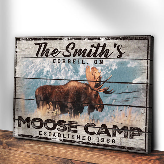 Moose Camp Sign