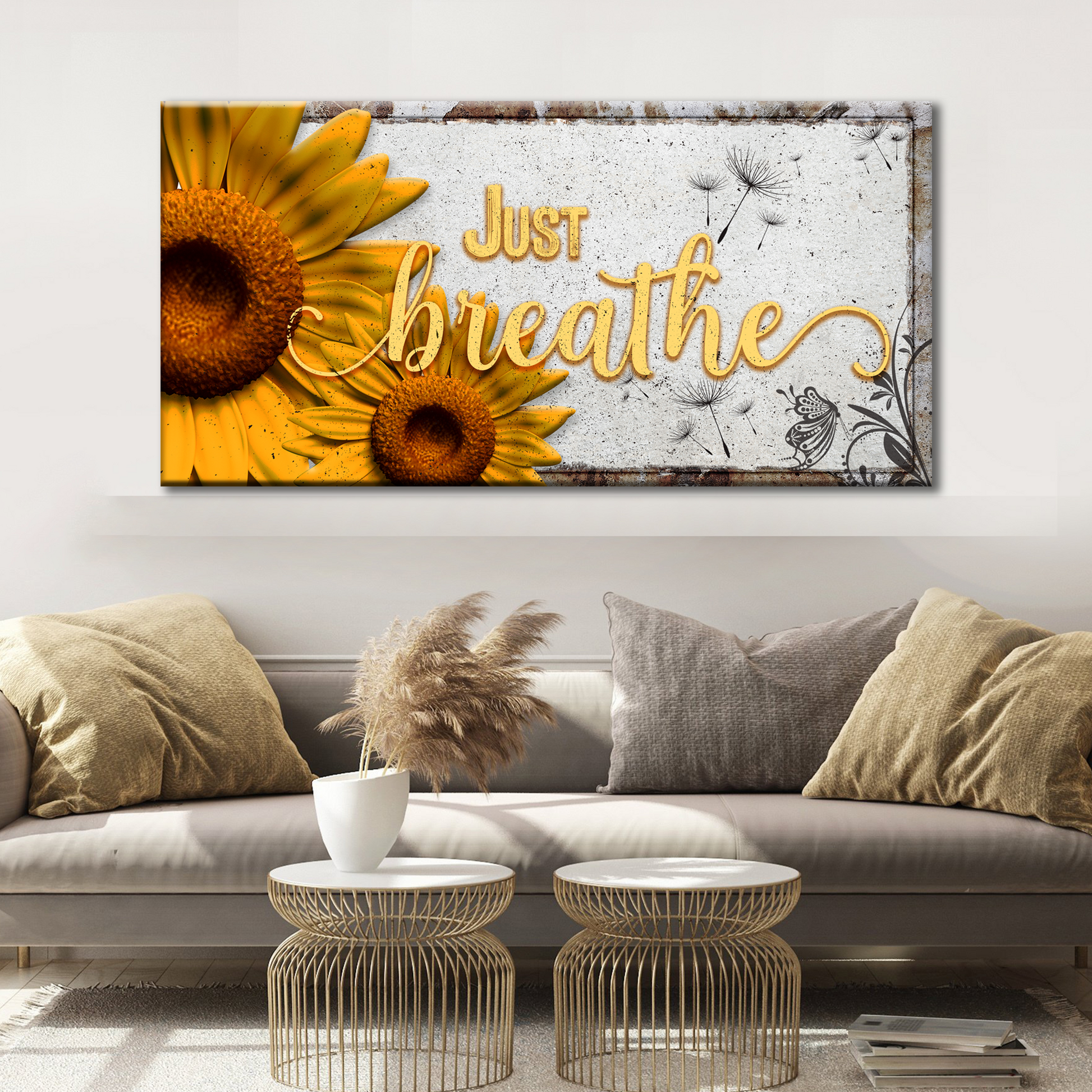 Just Breathe Sign