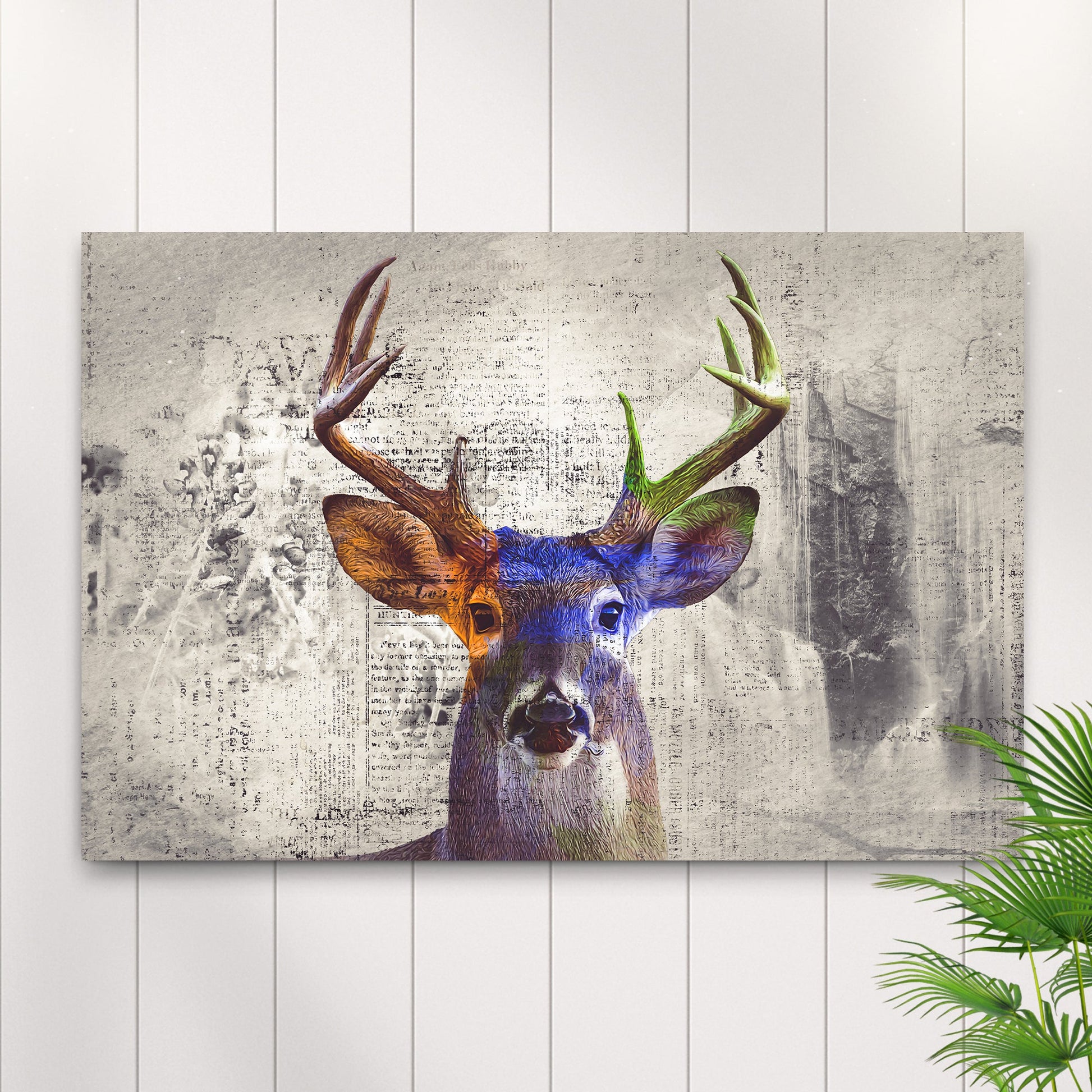 Stunning Deer Canvas Wall Art