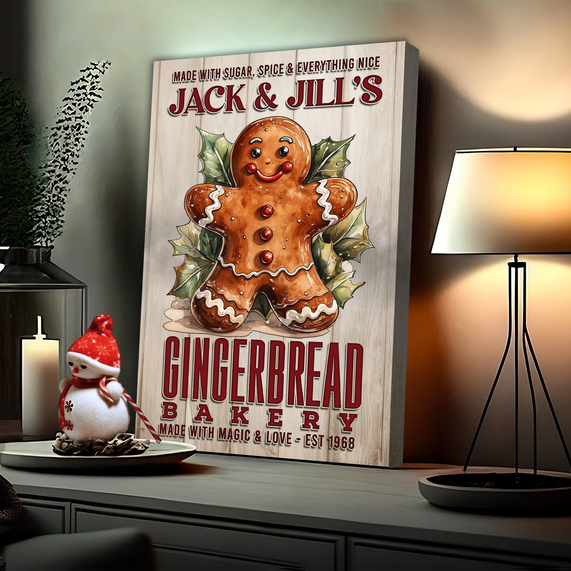 Made With Magic & Love Bakery Sign