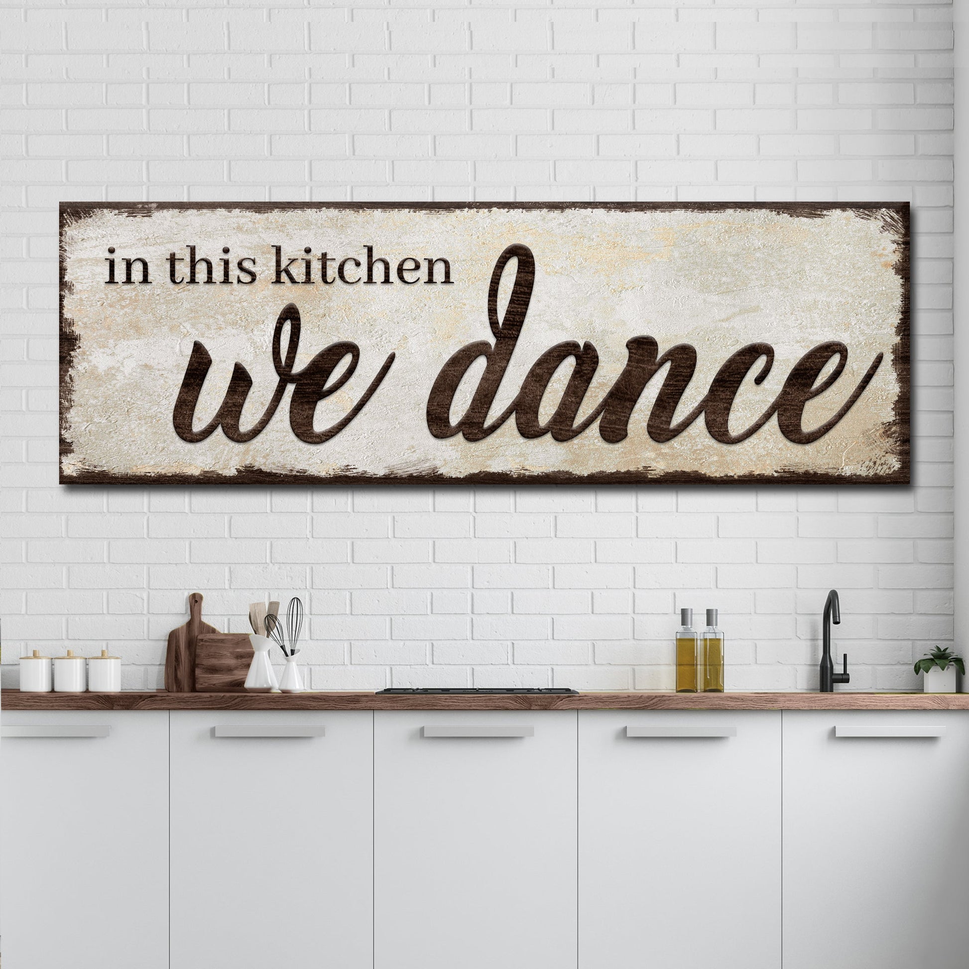 In This Kitchen We Dance Sign