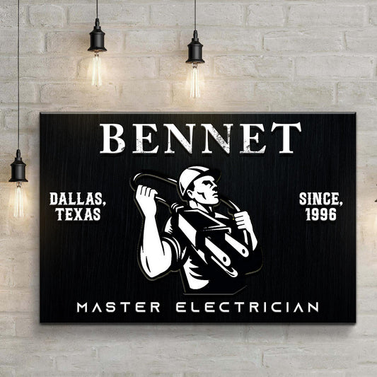 Master Electrician Sign