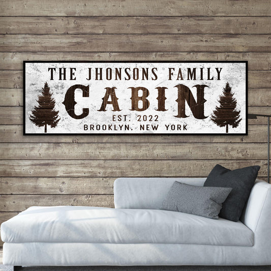 Family Cabin Sign II