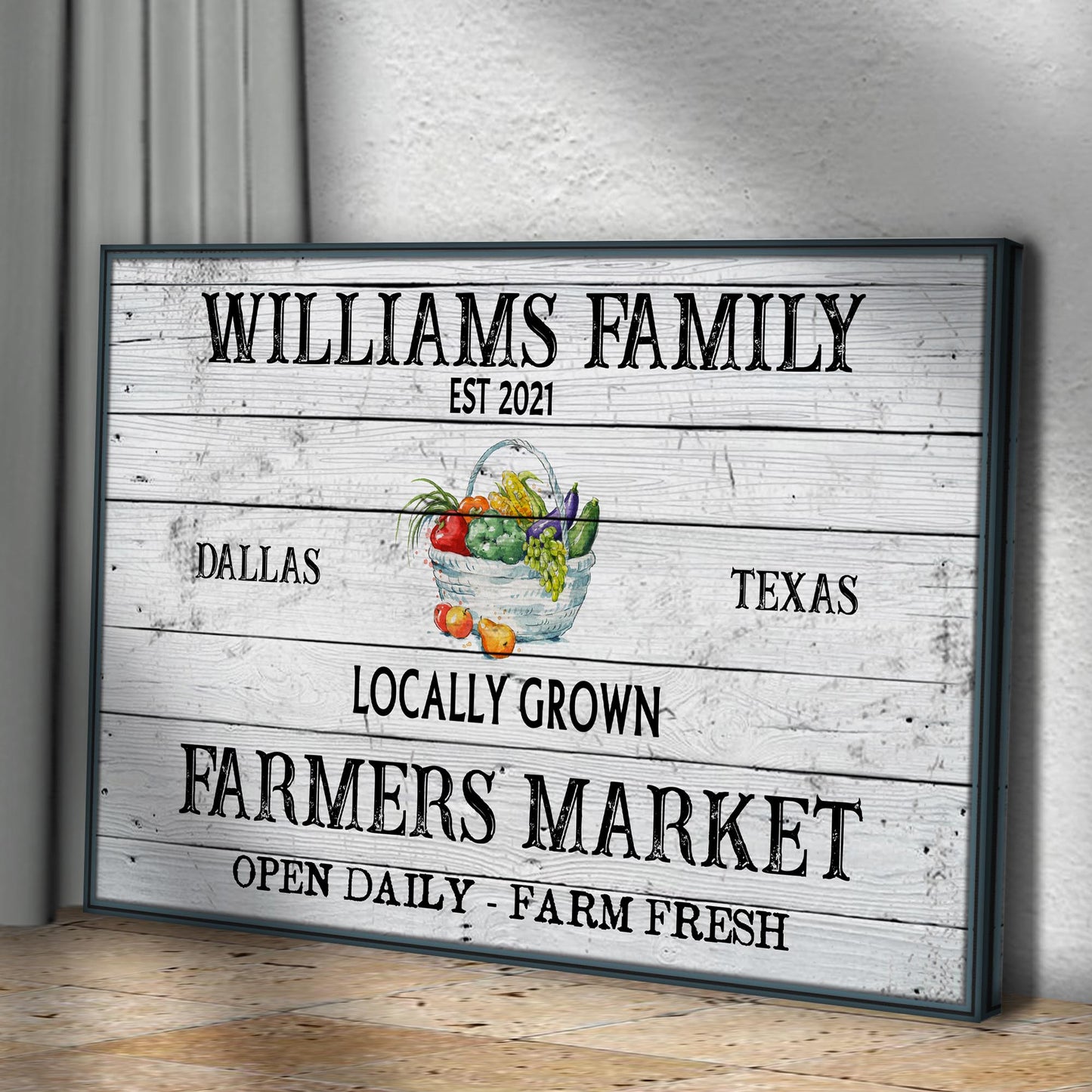 Farmers Market Sign II