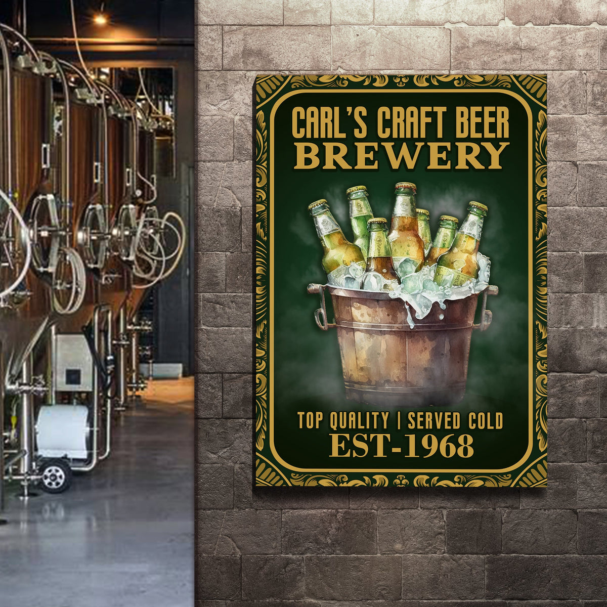 Fast Beer Sign Craft Beer Brewery Sign – Metal Sign Barn